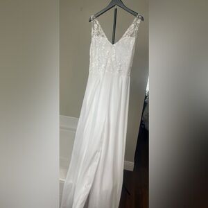 Urban Outfitters White Wide Leg Jumpsuit